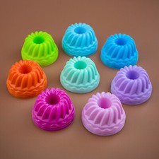 PRECORN Gugelhupfform 24er Silikon Mini Gugelhupf Backform hitzebest. BPA-frei