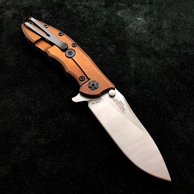 Zero Tolerance 0562Ti Flipper Rick Hinderer Folder ZT0562 w/ Dirty