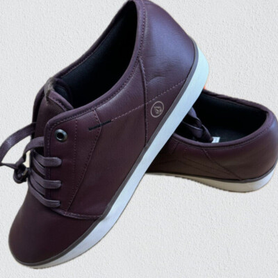 VOLCOM Grimm SHOE Schuh Sneaker merlot Leder leather NEW NEUWARE PORTOFREI