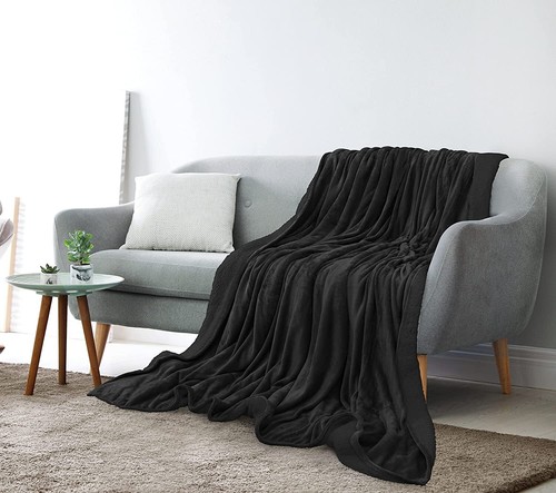 Sherpa Bed Blanket 480GSM Plush Blanket Fleece Reversible Blanket Utopia Bedding - Picture 74 of 88