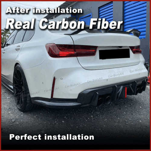 Carbon Heckdiffusor Heck Stoßstangen Diffusor für BMW G80 M3 G82 G83 M4 2020-24 - Bild 3 von 12