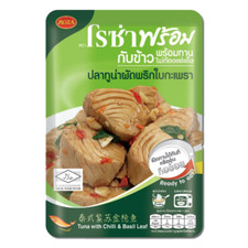 3 x ROZA PROMPT TUNA Chilli Bazylia Liść Tajski Smak Menu błyskawiczne Smaczne 105g