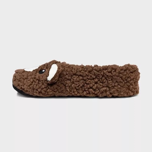 Cat & Jack™ Kids' Bear Slipper Socks Size M/L - Picture 4 of 4