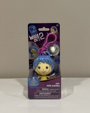 Disney INSIDE OUT 2 Movie JOY FIDGET KEYCHAIN 3" Figure Backpack Clip NEW