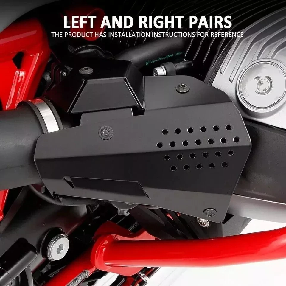 Cubierta protectora culata motor aluminio moto bmw r9t Foto 2 de 4