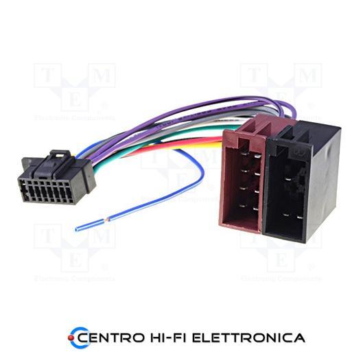Cavo Adattatore ISO autoradio SONY MEX-N4000BT MEX-N4050BT MEX-N4100BT