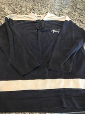 Vintage  Tommy Jeans 1/4 zip pullover/fleece Jersey/sweatshirt Large 88