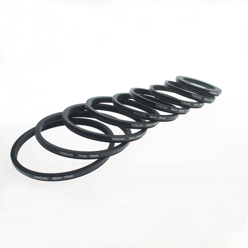 Adaptador de anel de filtro 49mm a 77mm 49-77 49-77mm 49mm-77mm Step Up - Imagem 2 de 3