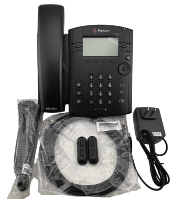 Polycom VVX 310 IP Business VoIP Desktop Phone Telephone 2200-46161-001