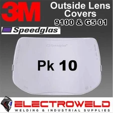 5/10x Outside Cover Lens 3M Speedglas Welding Helmet 9100xxi G5-01 G5-03 526000