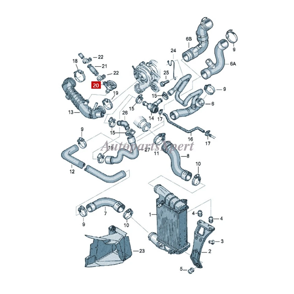 06A129101A OEM Crankcase Breather Vent Purge Valve PCV for Audi A4 1999-2008 1.8 Foto 3 de 4