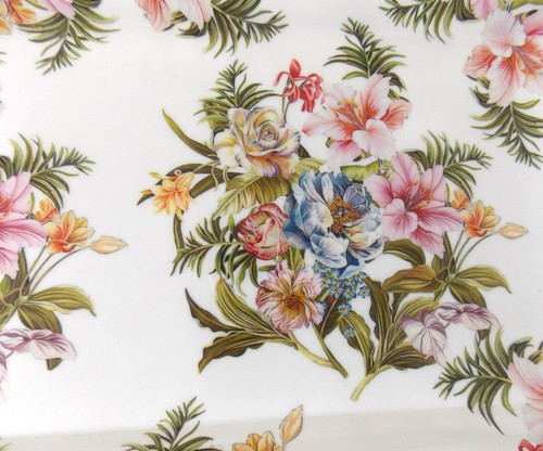 PLATEAU EN MELAMINE BOUQUETS ROMANTIQUES - Picture 2 of 3