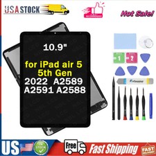 10.9" for iPad air 5 5th LCD Touch Screen 2022 Display Assembly Repair Kit Black