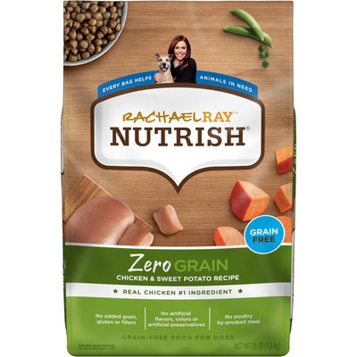 Ray Nutrish Zero Grain Chicken & Sweet Potato Recipe Grain-Free Dry Dog Food, 26