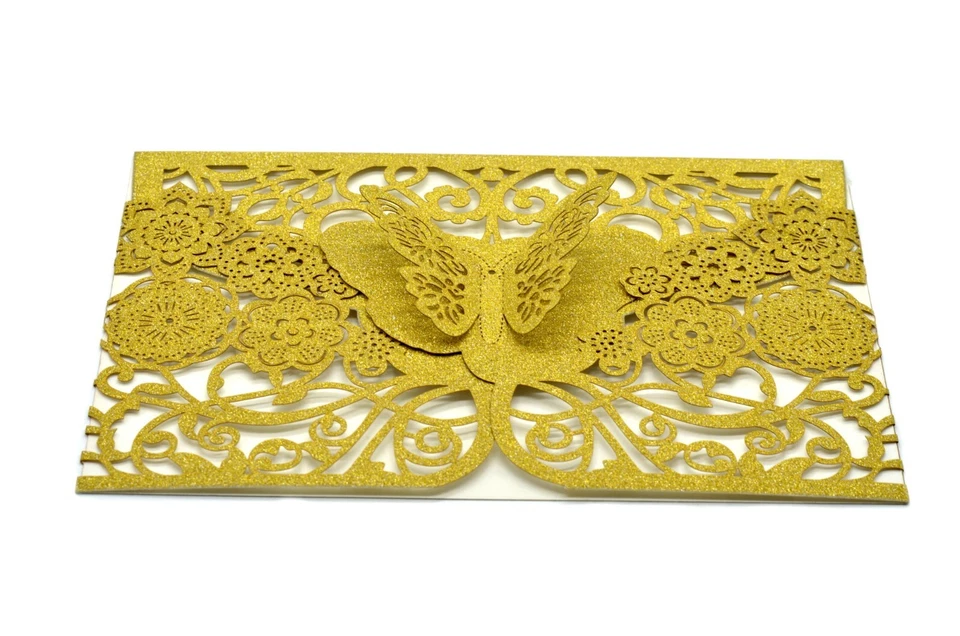 Invitaciones Corte Láser - Invitaciones 3D Mariposa Quinceañera Foto 4 de 4