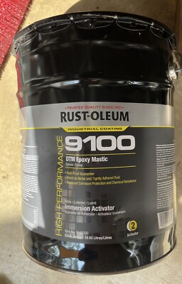 Gal) Rust-Oleum 9100 DTM Epoxy Mastic Activator, 2-Step System