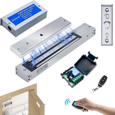 Upgrade Electric Magnetic Lock for Door 600Lb Electromagnetic Door Lock Kit Acce