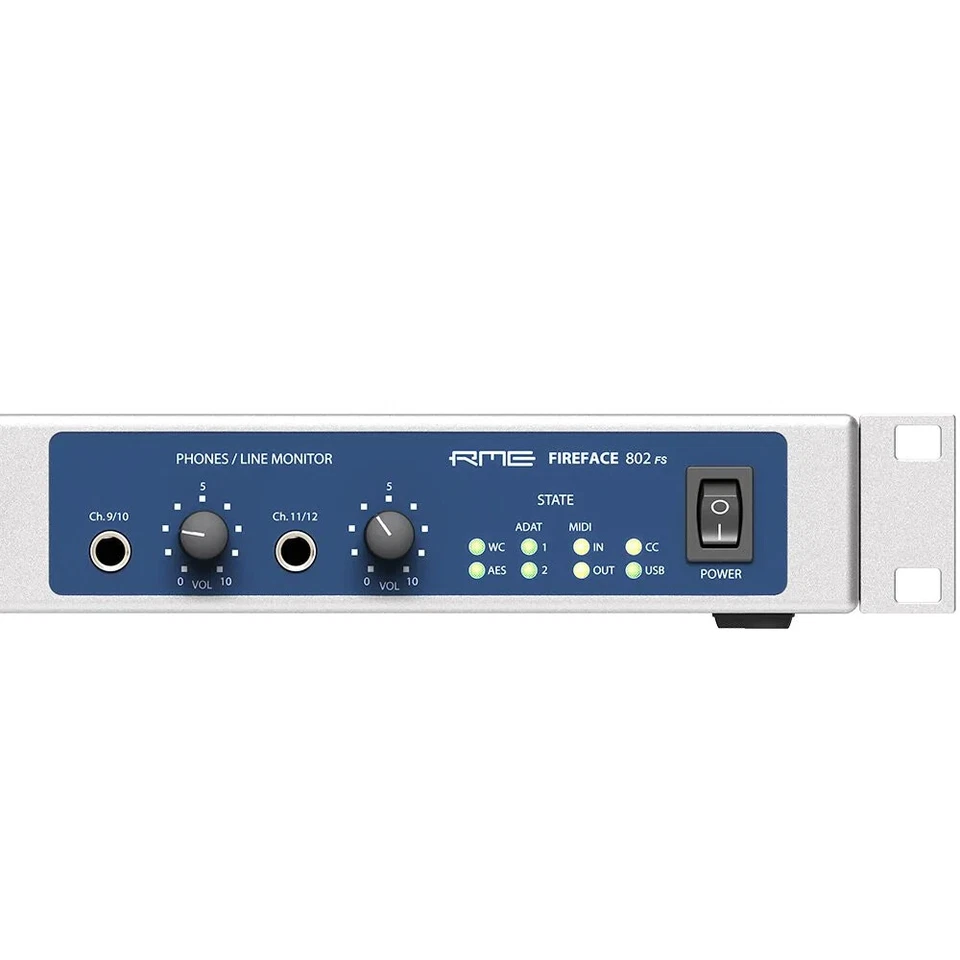 RME FireFace 802 FS 60-Channel 192 kHz High-End USB 2.0 Audio Interface - Image 3 of 4