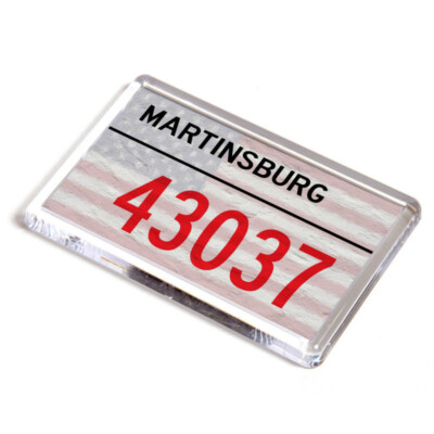 FRIDGE MAGNET - Martinsburg, 43037 - US Zip Code | eBay UK