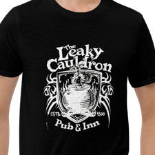 The Leaky Cauldron Pub inn Restaurant Harry Potter logo softstyle t-shirt S-3XL