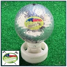 (1) RARE Longview Greens TEXAS Pro Mini-Golf SILVER Chromax M1x Logo Golf BALL