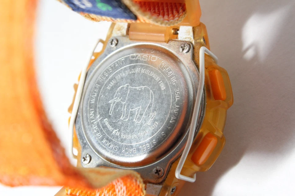 CASIO vintage Baby-G BG-350M Masai Mara wildlife development fund camouflage - Image 2 of 4