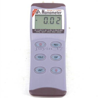 AZ8215 Portable Pressure Tester Digital Manometer Differential Pressure Meter gc