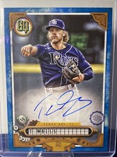 2022 Topps Gypsy Queen GQ Autographs Taylor Walls Indigo /150 Tampa Bay Rays