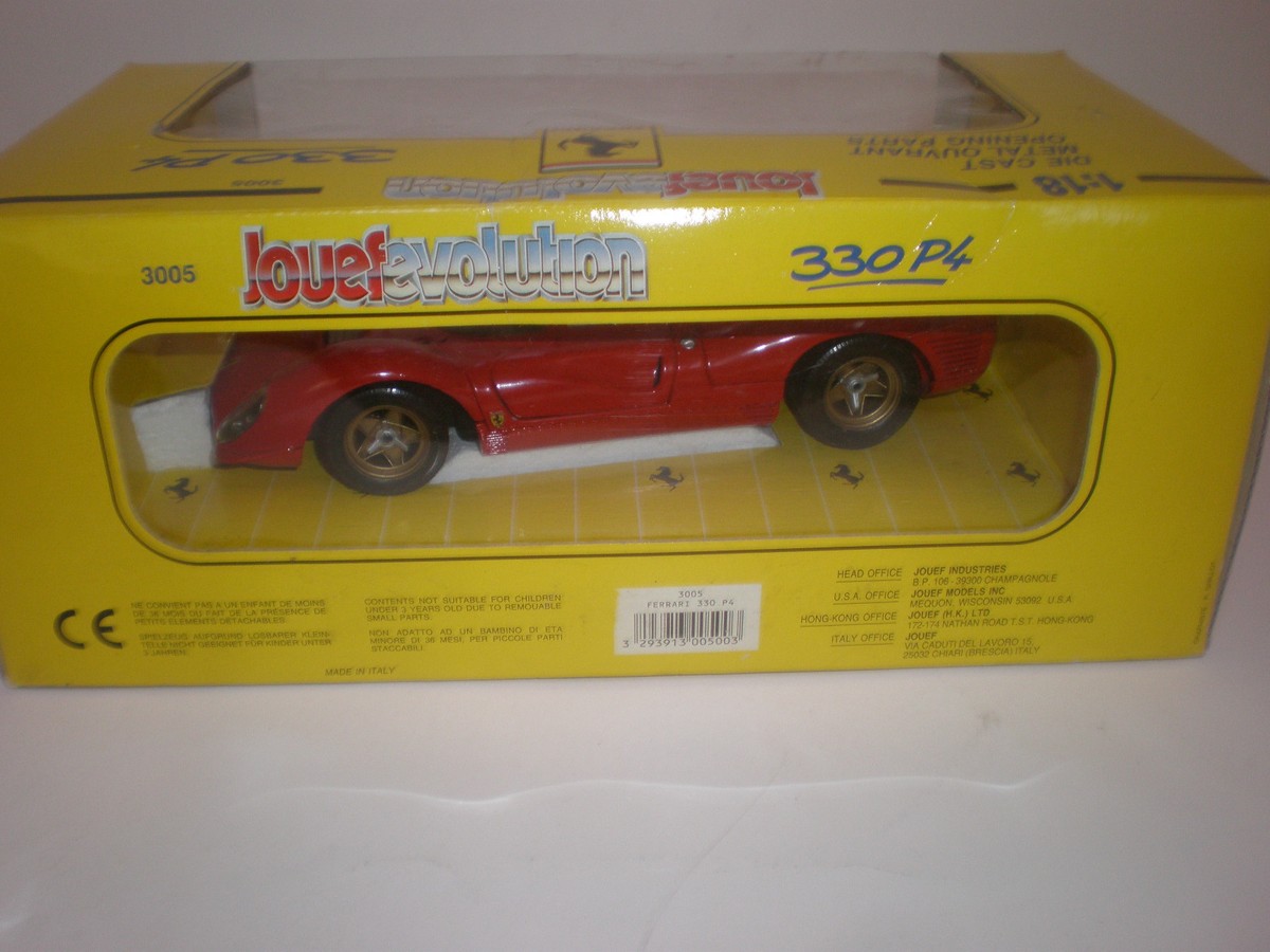 Jouef evolution Ferrari 330 P4 レッド 1/18 Jouef Evolution Ferrari 330 P4 red red 1/18 3005 | eBay