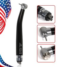 Dental High Speed Handpiece Turbine Push Button 4Holes Standard Head Fit NSK BLK
