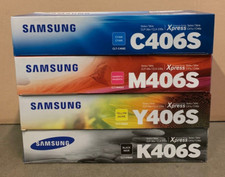 SAMSUNG CLT-C406S CLT-M406S CLT-Y406S CLT-K406S Toner CMYK f. CLP-360 CLX-3305