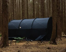 Helinox Tactical Field Tunnel Tent 4.35 Black Big Size for Camping [Olny Tent]