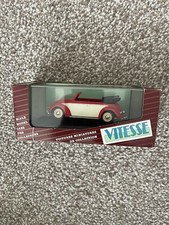 Vitesse 410 1:43 Volkswagen VW 1949 Open Cabriolet Red & White Boxed