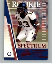 2007 Playoff Absolute Memorabilia Dante Hughes 218 Spectrum Red Colts