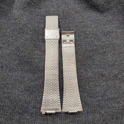 ORIGINAL VINTAGE CITIZEN EDELSTAHL UHRENARMBAND ARMBAND SILBER 21mm - Bild 3 von 10