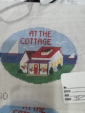 hand painted needlepoint canvases