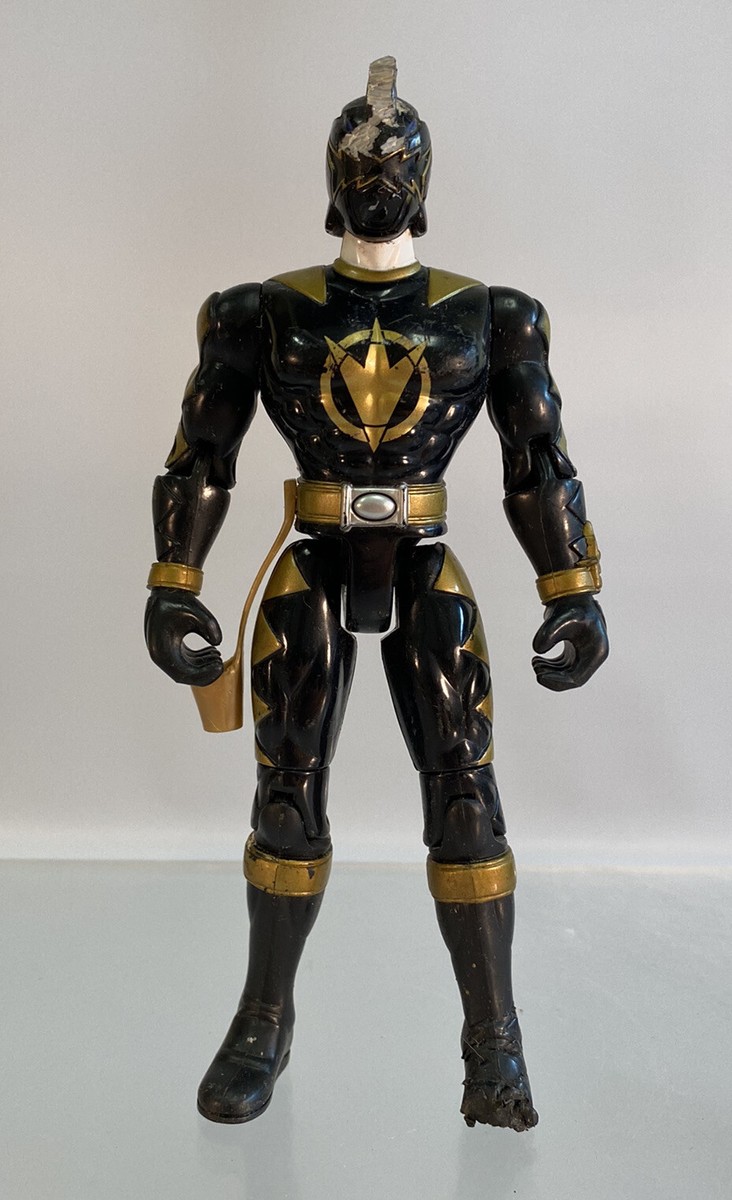 Vintage Power Rangers Dino Thunder Black Ranger 5.5” Figure Tommy