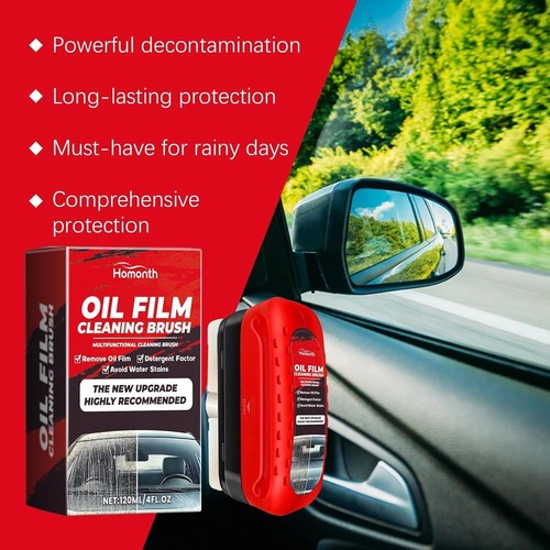 Homonth Automotive Oil Film Cleaning Brush for Windshield Glass Coating 120ml - Picture 3 of 9