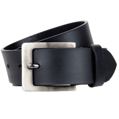 Oakridge Leather Mens Black Belt 38mm wide (1.5'')