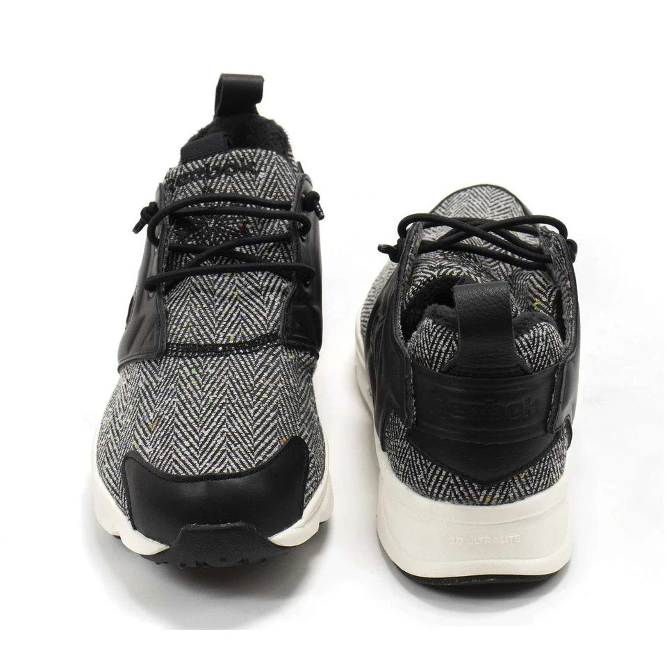 Mujer Reebok Furylite Invierno Negro Tenis Forrado de Vellón Cálido Tenis NUEVO Foto 3 de 4
