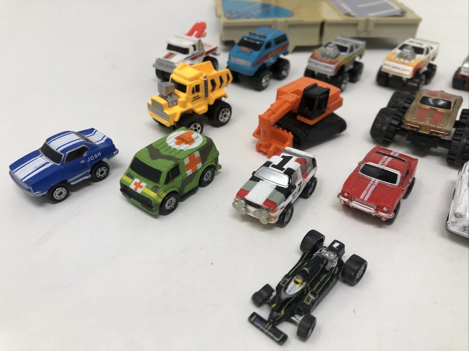 Vintage Micro Machines Lot -18 Vehicles, Hospital and Parking Lot Set - Image 2 of 4