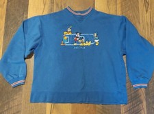 Vintage Men s Walt Disney World 90s L Sweatshirt Pullover Blue Crewneck