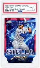 Juan Soto Mets Slabbed Baseball Card Fanatics Authentic COA Item#14609181