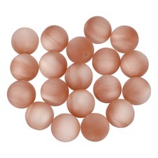 20 Pcs Acrylic Round Beads, 16mm Loose Beads for Jewelry Making, Khaki