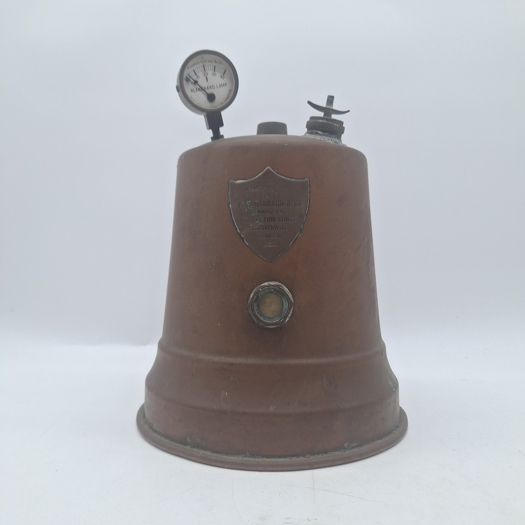 Antique Blanchard Lamp Still & Sons W. T. Barnard & Co Railway Train