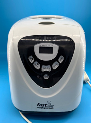 Morphy Richards Fastbake Brotbackautomat 48281 600W 12 Programme schneller Versand