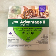 Elanco Advantage II Spot-On Flea Treatment Large Cat Over 9 lbs 1 Dose