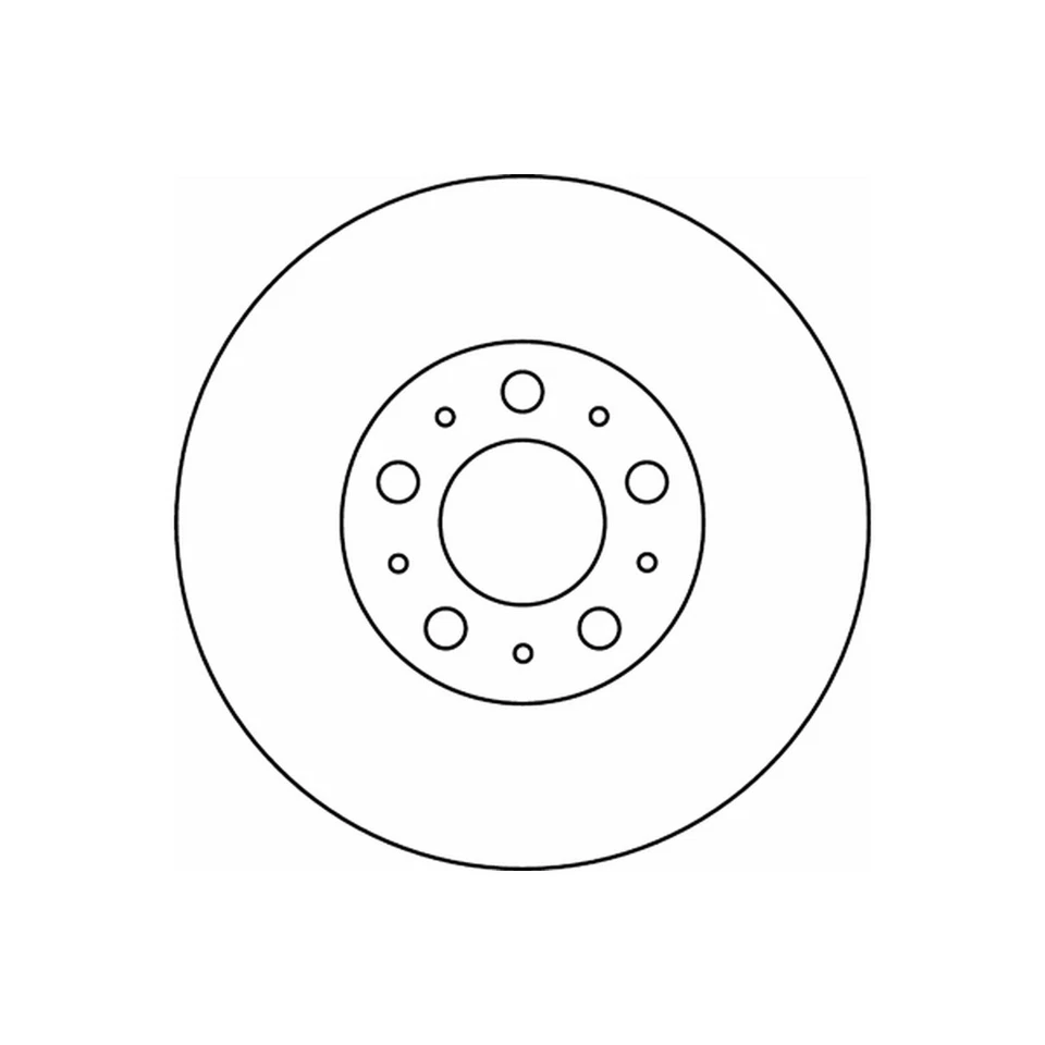 Rotor de freno de disco Hella Pagid 355107051 para 00-09 Volvo S60 S80 V70 XC70 Foto 2 de 4