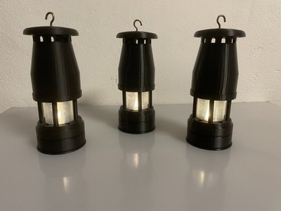 Grubenlampe im Ruhrpott Design - LED Teelicht gratis dazu, Zeche