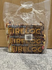 Flamefast Smokeless Firelogs 2 Hour Instant Burn for Eco-Friendly Outdoor Use